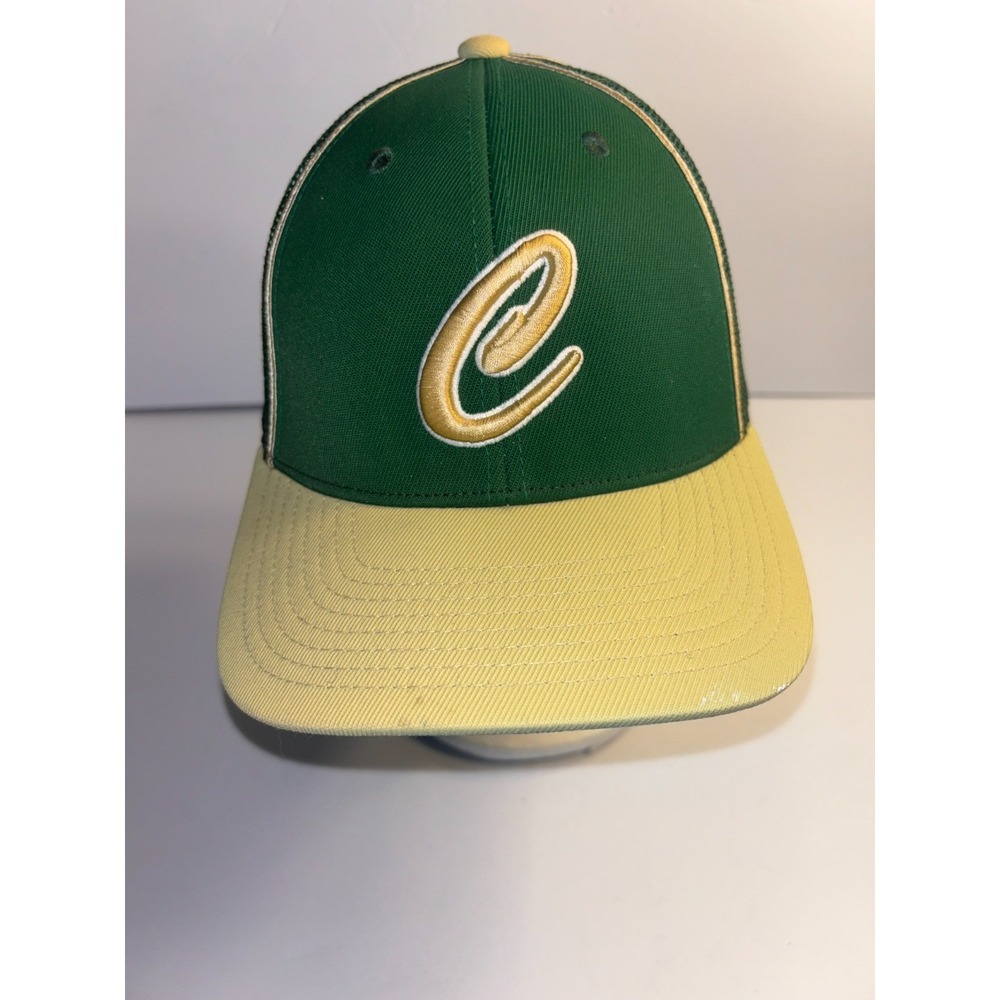 NBA Boston Celtics Pacific Headwear Trucker Hat Basketball Mens S-M Green Yellow